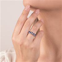 Ringe Mirco Visconti Dame in Weißgold Zaffiro 1.35 Ct II90/Z - II90/Z